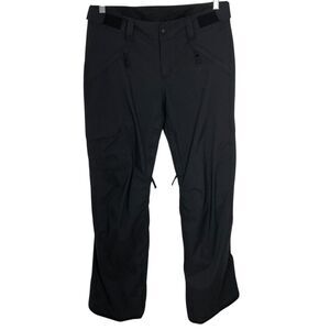 North Face Women's Medium Freedom Insulated Snowpants Black zip Pockets NF0A3M06